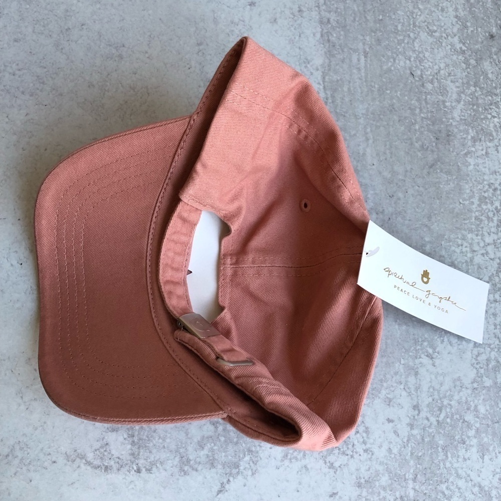Spiritual Gangster Love More Dad Hat Pink Adjustable Baseball Cap NWT Yoga - Picture 6 of 8